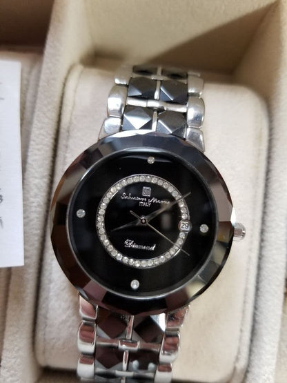 Black, high-quality material, diamond certificate included, unisex #QY6GHE