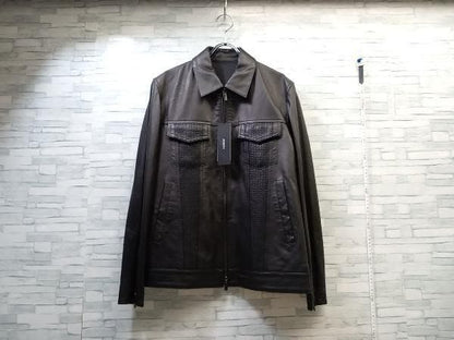 18.7 JOSEPH Leather Jacket 46 M Blouson #QY3O1O