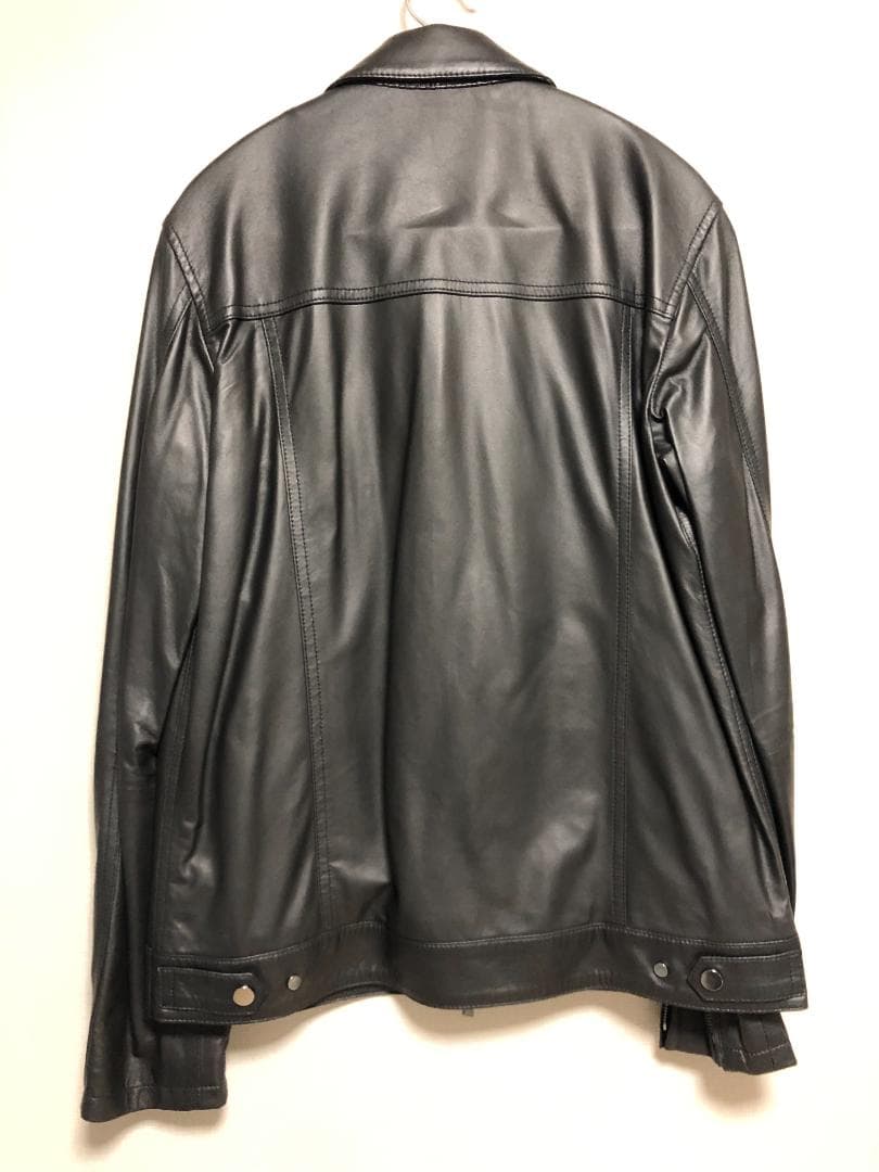 18.7 JOSEPH Leather Jacket 46 M Blouson #QY3O1O