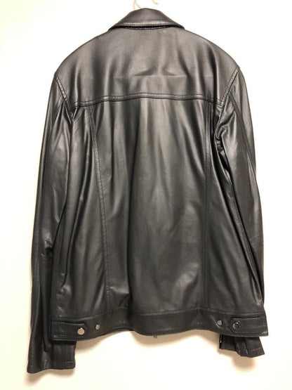 18.7 JOSEPH Leather Jacket 46 M Blouson #QY3O1O