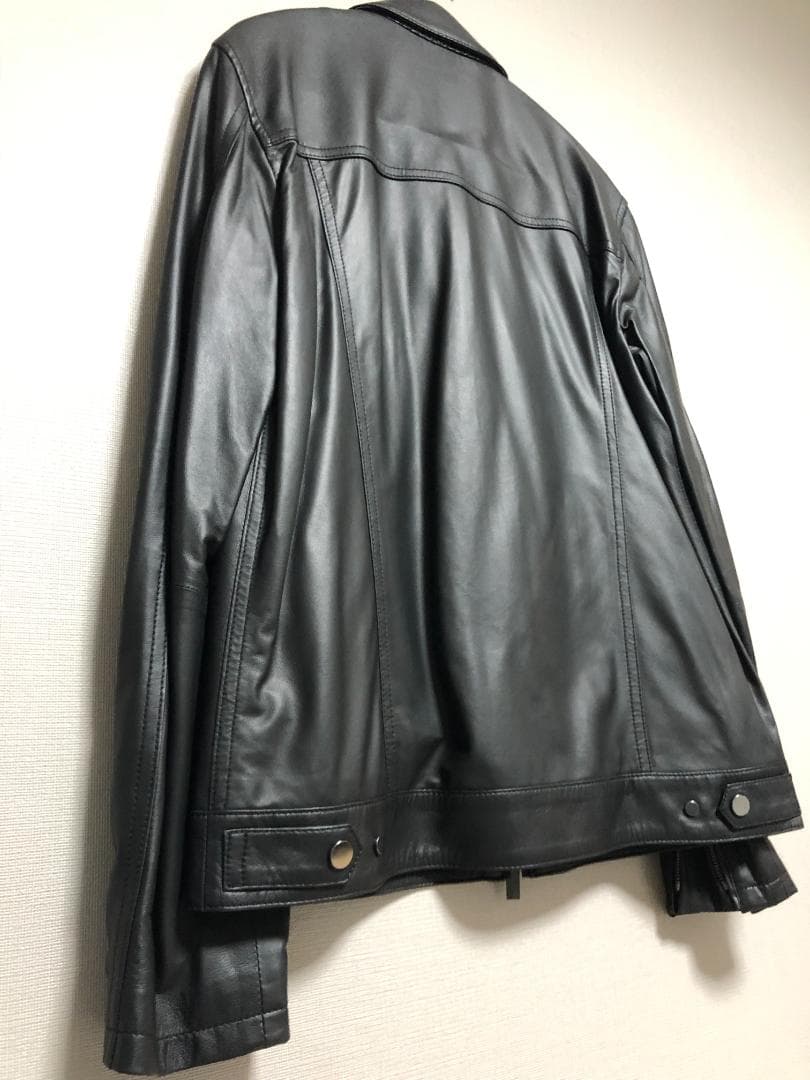 18.7 JOSEPH Leather Jacket 46 M Blouson #QY3O1O