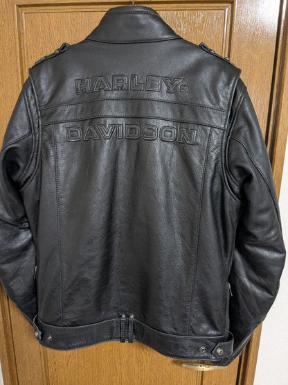 Harley-Davidson genuine leather rider's jacket #QYHDAN