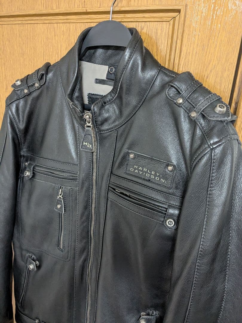 Harley-Davidson genuine leather rider's jacket #QYHDAN