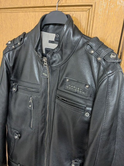 Harley-Davidson genuine leather rider's jacket #QYHDAN