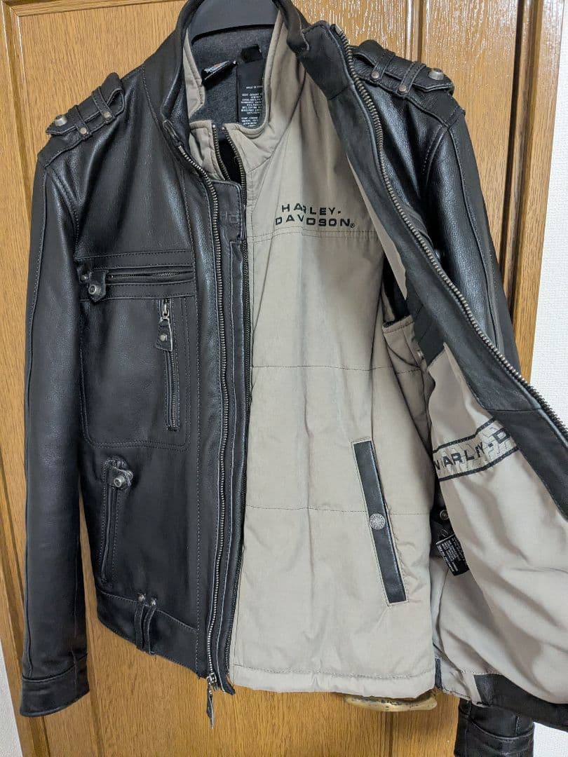Harley-Davidson genuine leather rider's jacket #QYHDAN