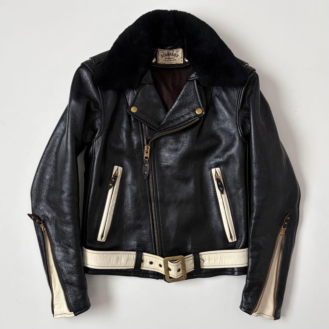 STANDARD MOTORCYCLE LEATHERS Rider's Jacket #QYL084