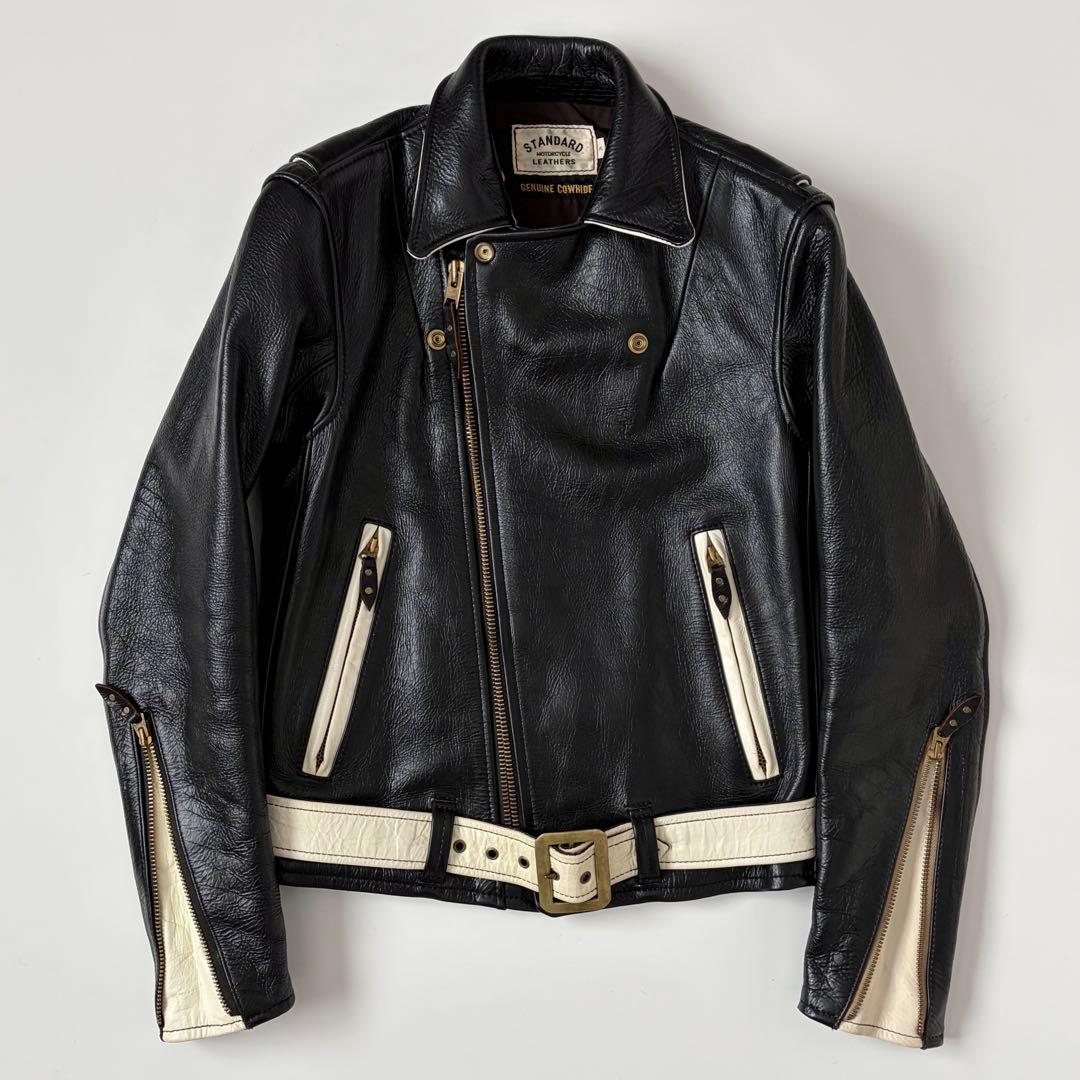 STANDARD MOTORCYCLE LEATHERS Rider's Jacket #QYL084