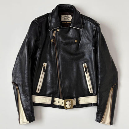 STANDARD MOTORCYCLE LEATHERS Rider's Jacket #QYL084