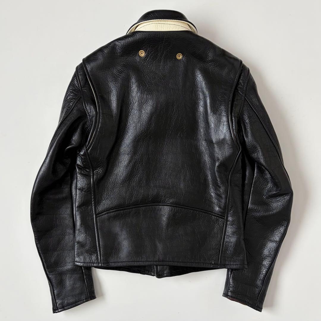 STANDARD MOTORCYCLE LEATHERS Rider's Jacket #QYL084
