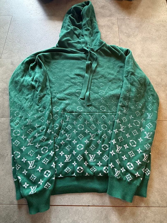 Louis Vuitton Green Hooded Parka, Medium #QYAIKJ