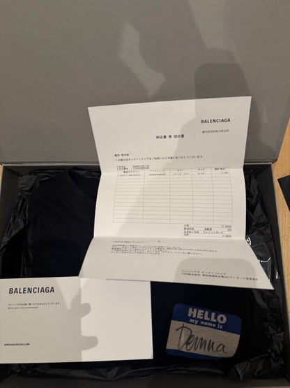 Balenciaga my name is demna long-sleeved T-shirt #QY5LQT