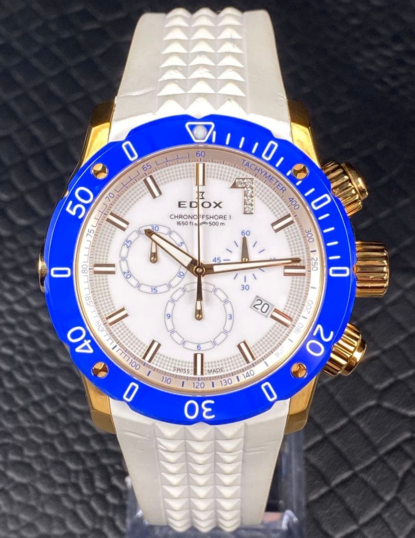 EDOX Diamond 5P Chrono Offshore 1 Limited Edition, 100 pieces worldwide #QY1QPX