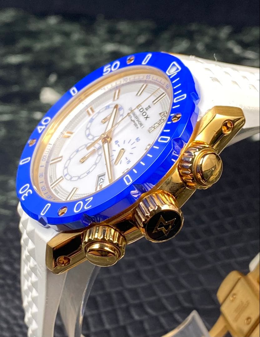 EDOX Diamond 5P Chrono Offshore 1 Limited Edition, 100 pieces worldwide #QY1QPX