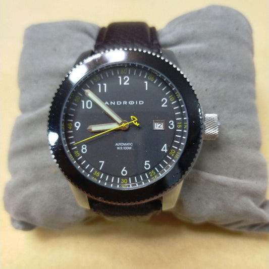 ANDROID Wind-up Watch, 100m Water Resistant #QYF7WR