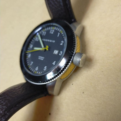 ANDROID Wind-up Watch, 100m Water Resistant #QYF7WR