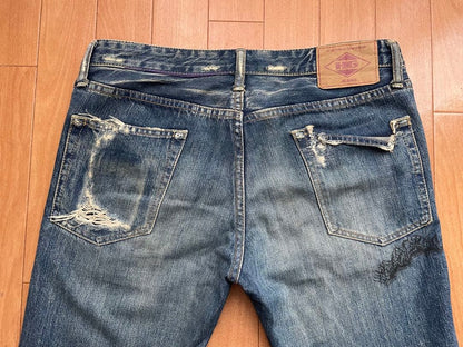 Hysteric Glamour HG Fergus Crushed Denim Kimutaku wear graffiti 32 #QYL1OO