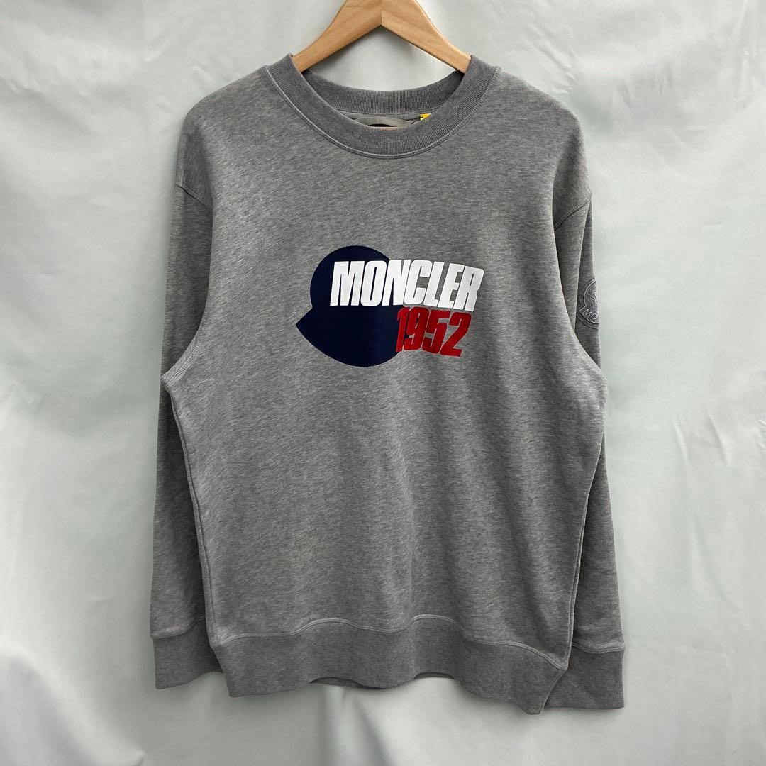 MONCLER CREWNECK WITH LOGO SWEAT TRAINER #QYJ3YV
