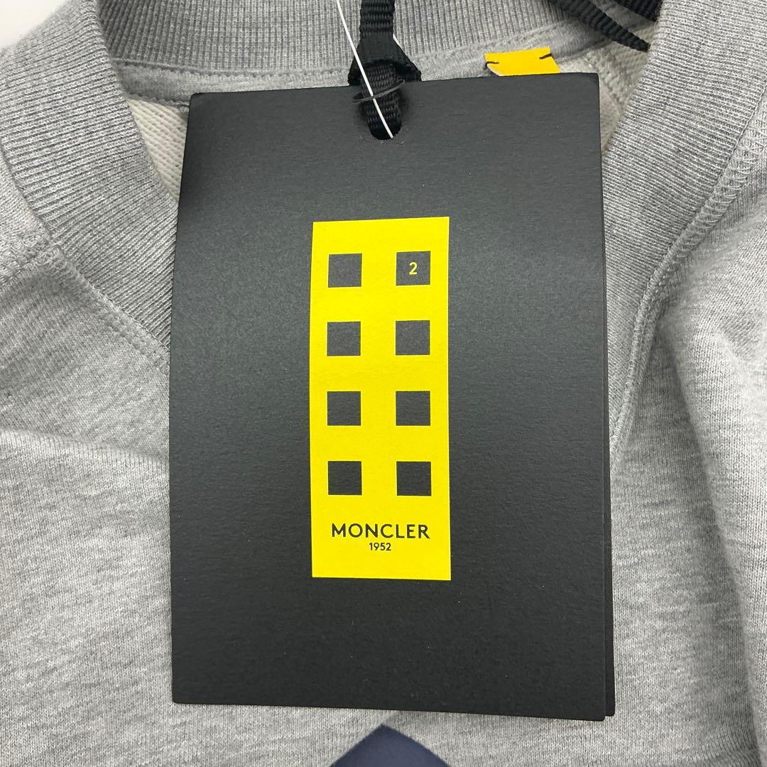 MONCLER CREWNECK WITH LOGO SWEAT TRAINER #QYJ3YV