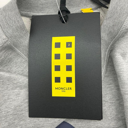 MONCLER CREWNECK WITH LOGO SWEAT TRAINER #QYJ3YV