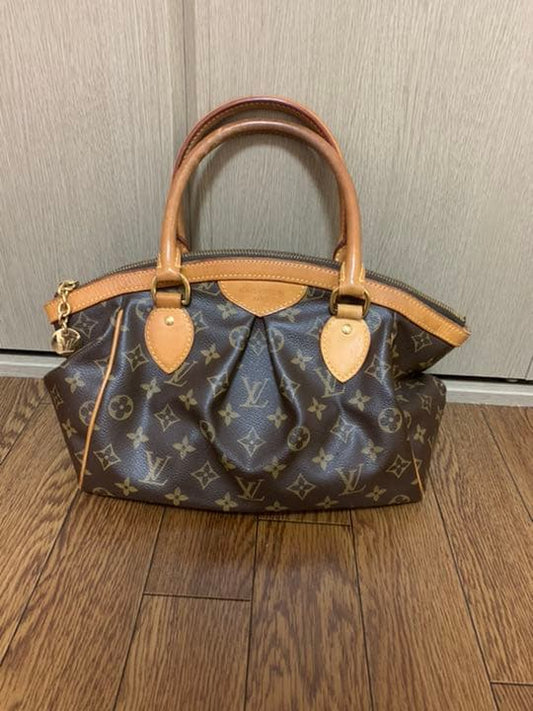 LOUIS VUITTON Tivoli Monogram Canvas Handbag Dust Bag DFS #QYGYLM
