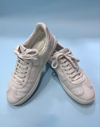 VALENTINO Men's Leather Sneakers White Size 41.5 #QY1IKI