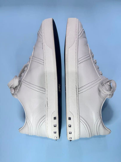 VALENTINO Men's Leather Sneakers White Size 41.5 #QY1IKI