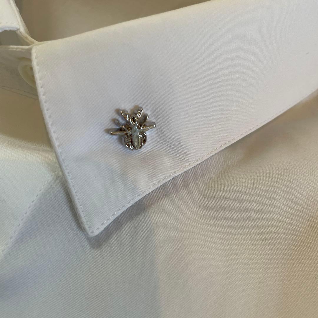 Cleaned Dior Bee Brooch Shirt Point 37 #PG3V15
