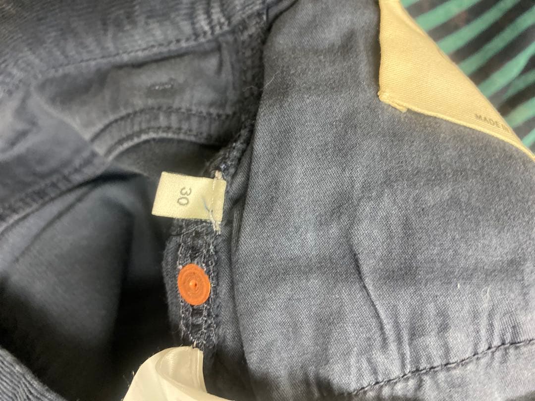 GUCCI Corduroy Pants Navy 30 #QY3G0D