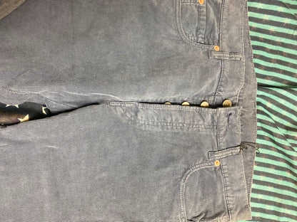 GUCCI Corduroy Pants Navy 30 #QY3G0D