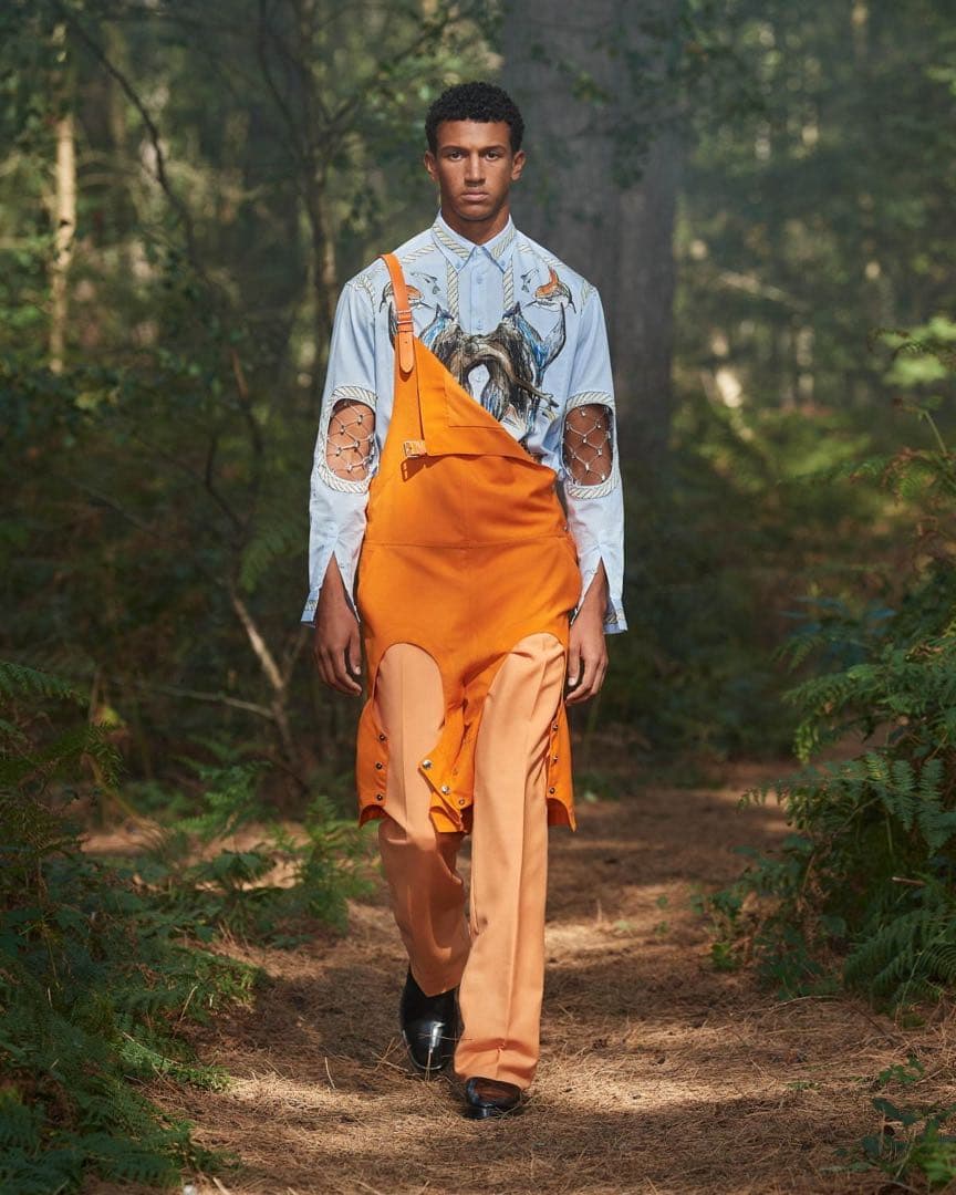 Burberry 21SS wide-leg pants, size 46, by Riccardo Tisci #QY3O0N