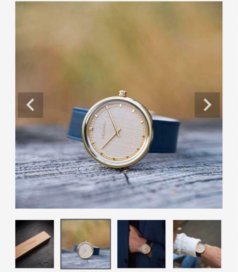 Vejrhoj Leather Wood Ladies Watch Scandinavian Design #QYB6FF