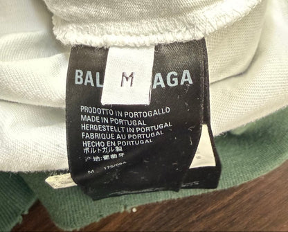 21SS BALENCIAGA Destroy Balenciaga Hoodie Green #QYFNRV