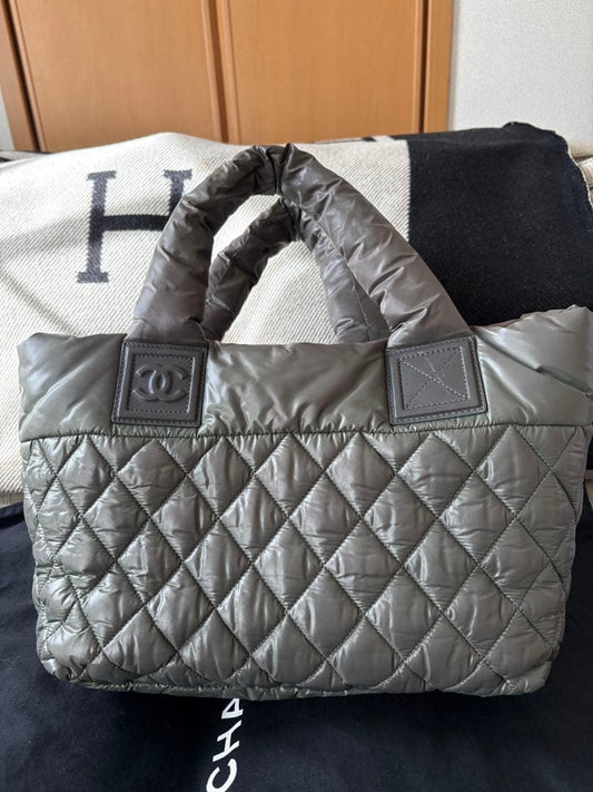 CHANEL Coco Green Handbag #QY38JM