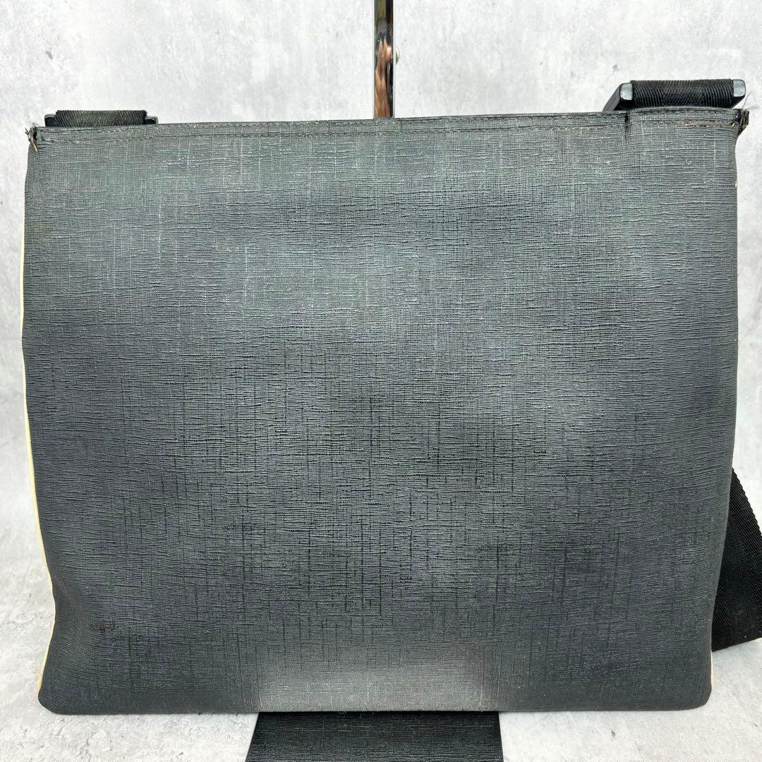 GUCCI Sacoche Shoulder Bag Black Large Logo #QY1AGM