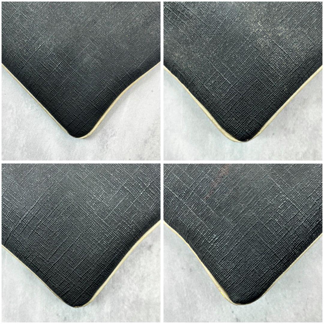 GUCCI Sacoche Shoulder Bag Black Large Logo #QY1AGM