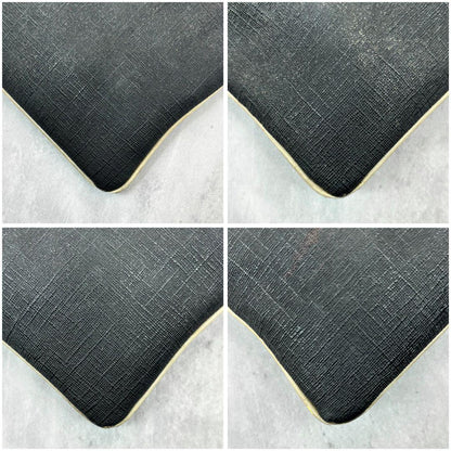 GUCCI Sacoche Shoulder Bag Black Large Logo #QY1AGM