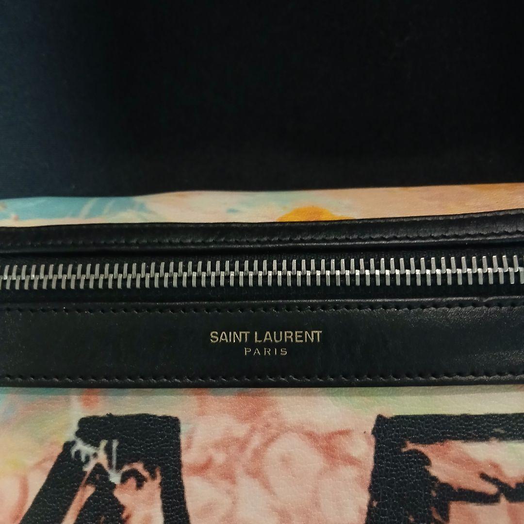 SAINT LAURENT BABY backpack Black Canvas #QY2SHP