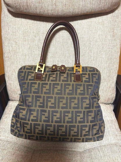 FENDI Zucca Pattern Handbag #QY9GSO