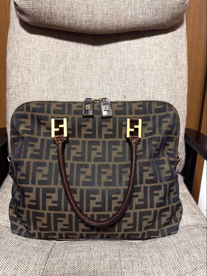 FENDI Zucca Pattern Handbag #QY9GSO
