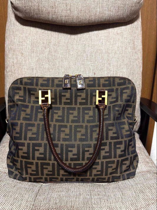 FENDI Zucca Pattern Handbag #QY9GSO