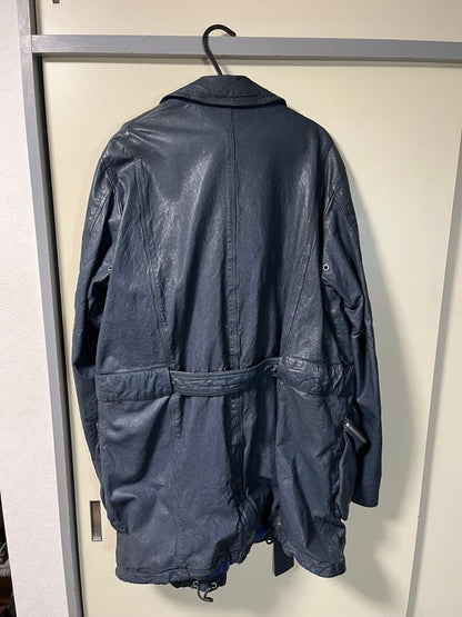 EMPORIO ARMANI leather coat #QYJXM5