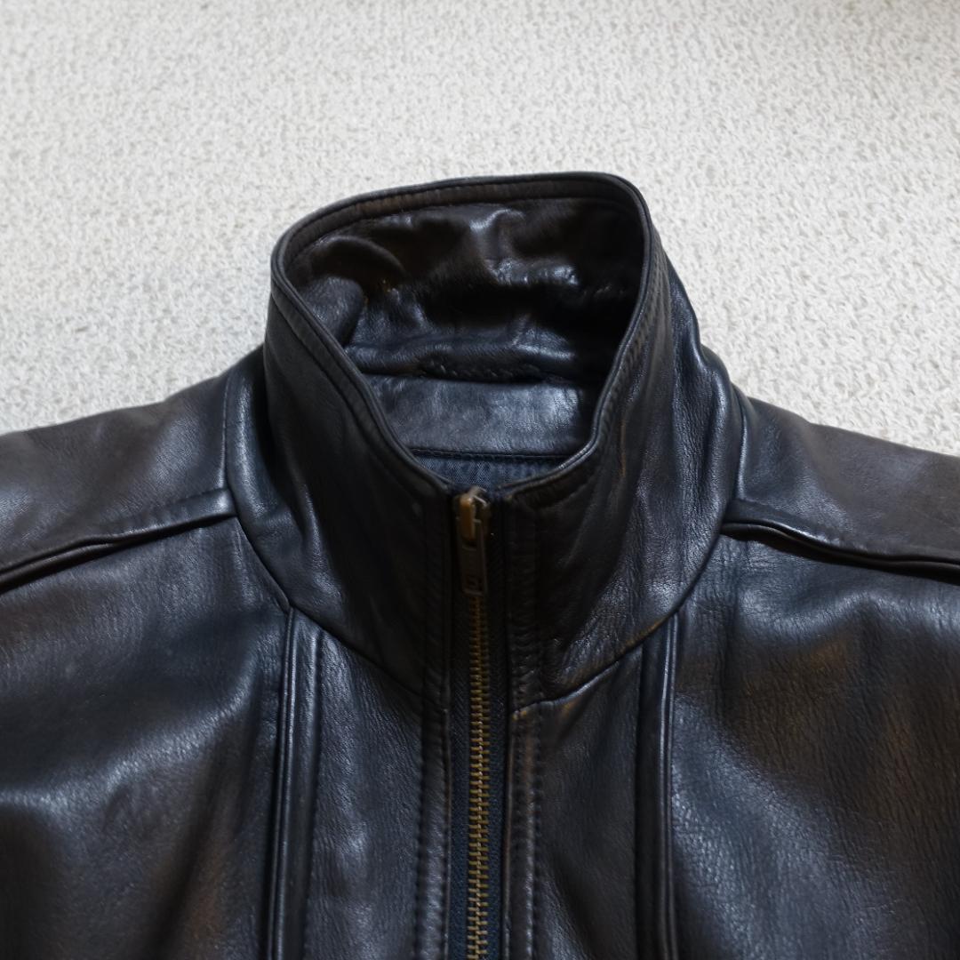 ROBERT COMSTOCK deerskin vintage leather jacket #QYAIQO