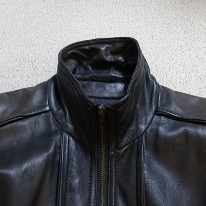 ROBERT COMSTOCK deerskin vintage leather jacket #QYAIQO