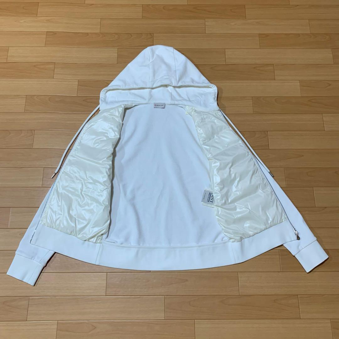 Moncler Down Parka Patch L White 5P79 #QYKDCX
