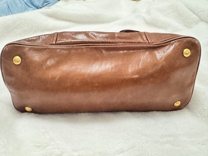 Miu Miu brown leather handbag #QYBT79