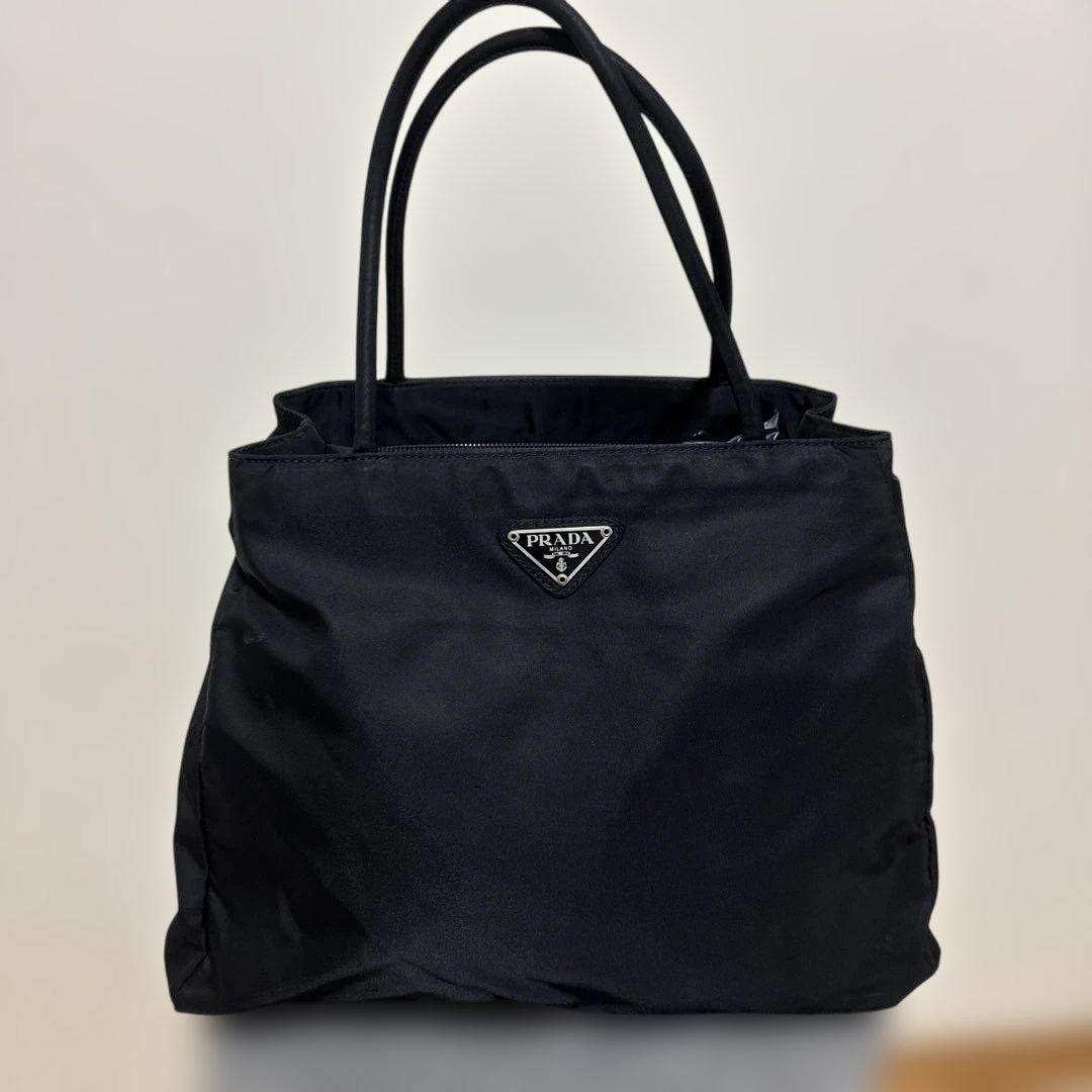 PRADA Nylon Black Handbag #QYJZLI