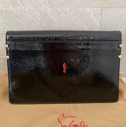 Christian Louboutin Red Studs Clutch Bag Used Mint #QYBKRO