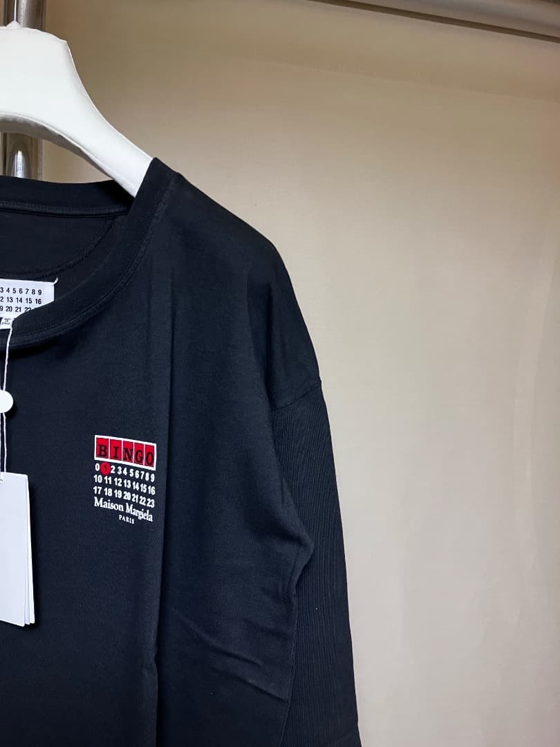 S 25aw Margiela Destroyed Logo Long T-Shirt 18934 #QYDYEX
