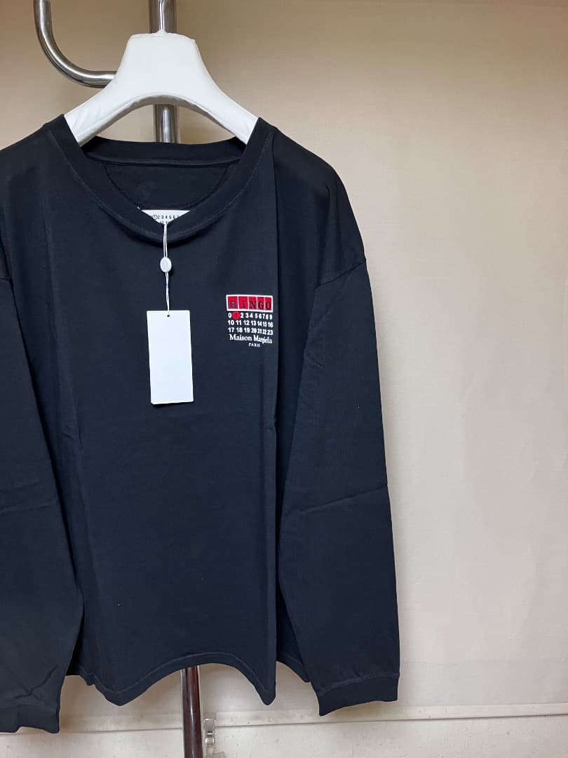 S 25aw Margiela Destroyed Logo Long T-Shirt 18934 #QYDYEX