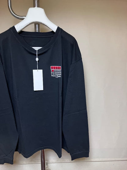 S 25aw Margiela Destroyed Logo Long T-Shirt 18934 #QYDYEX